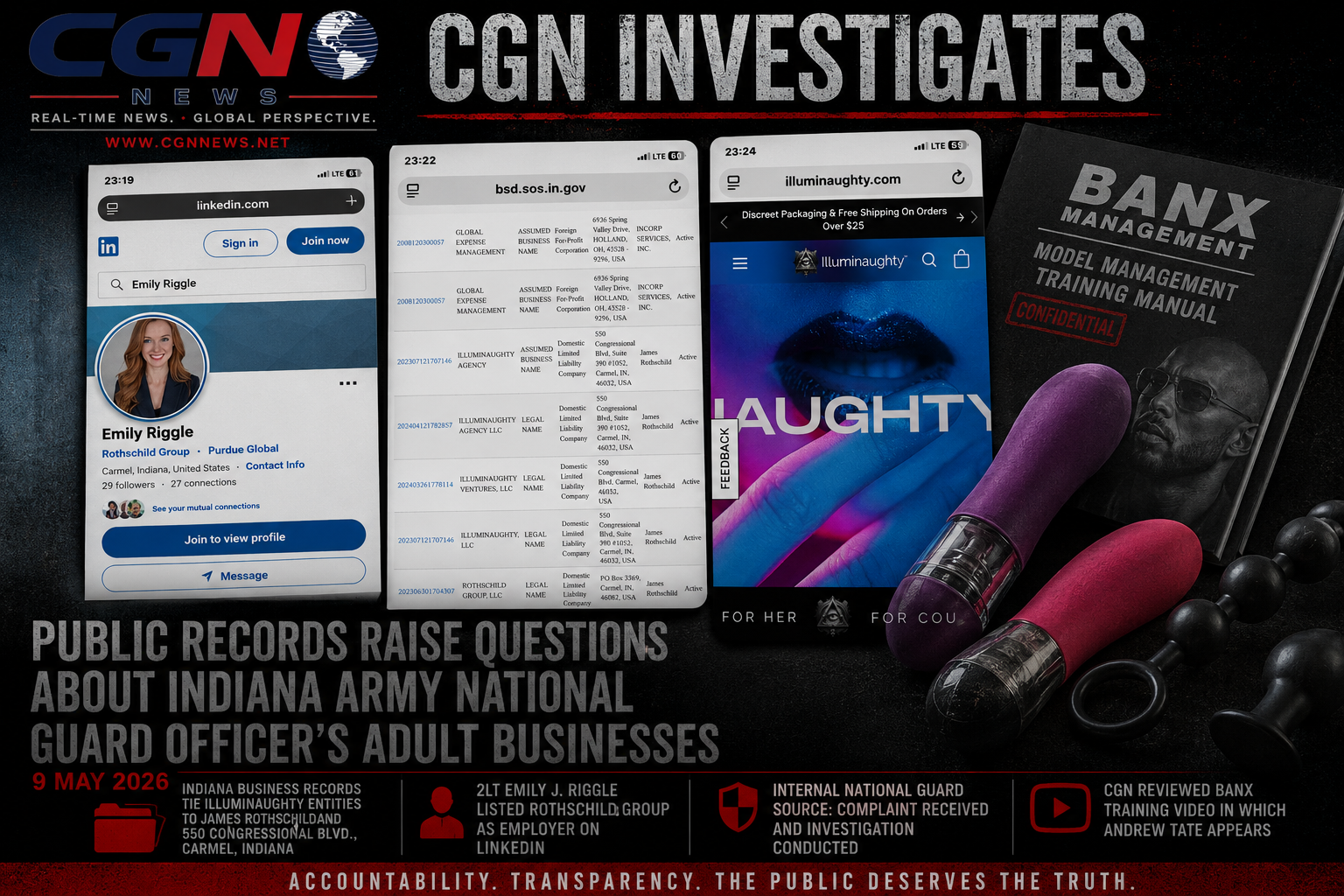 CGN Investigates: Public Records Raise Questions About Indiana Army National Guard Officer’s Adult Businesses