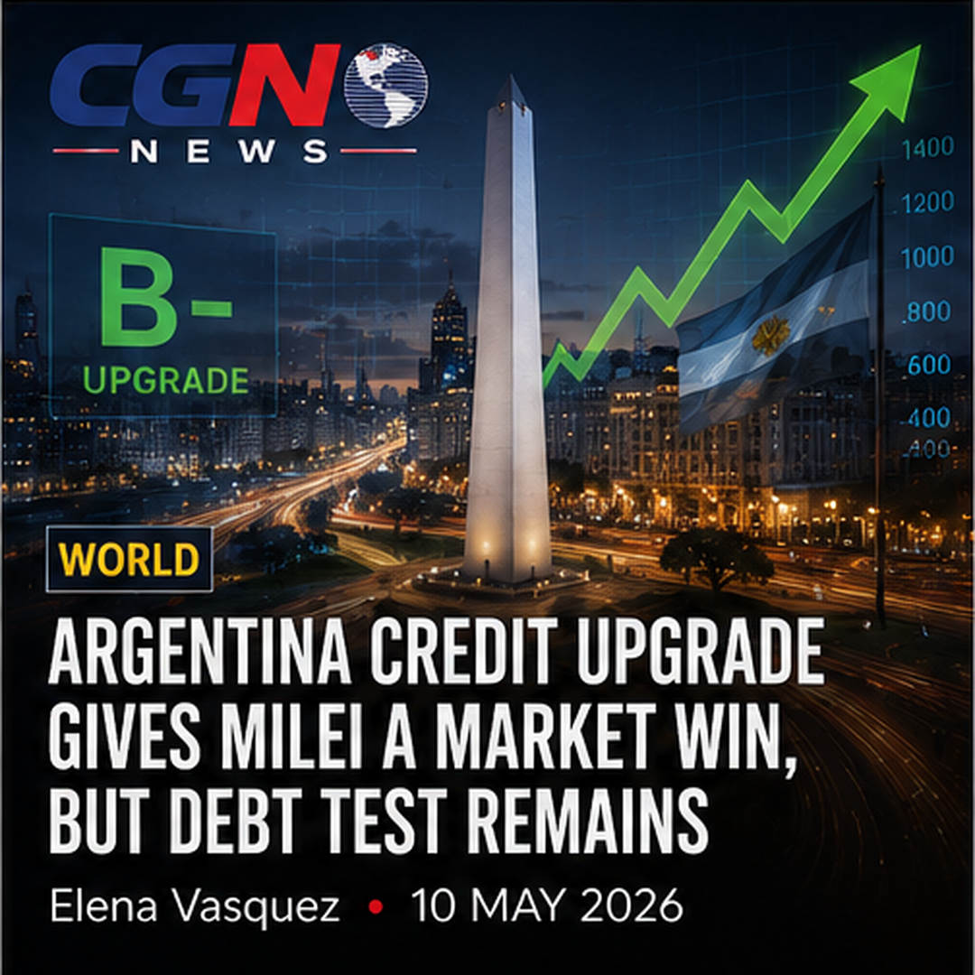 Argentina Credit Upgrade Gives Milei a Market Win, but Debt Test Remains