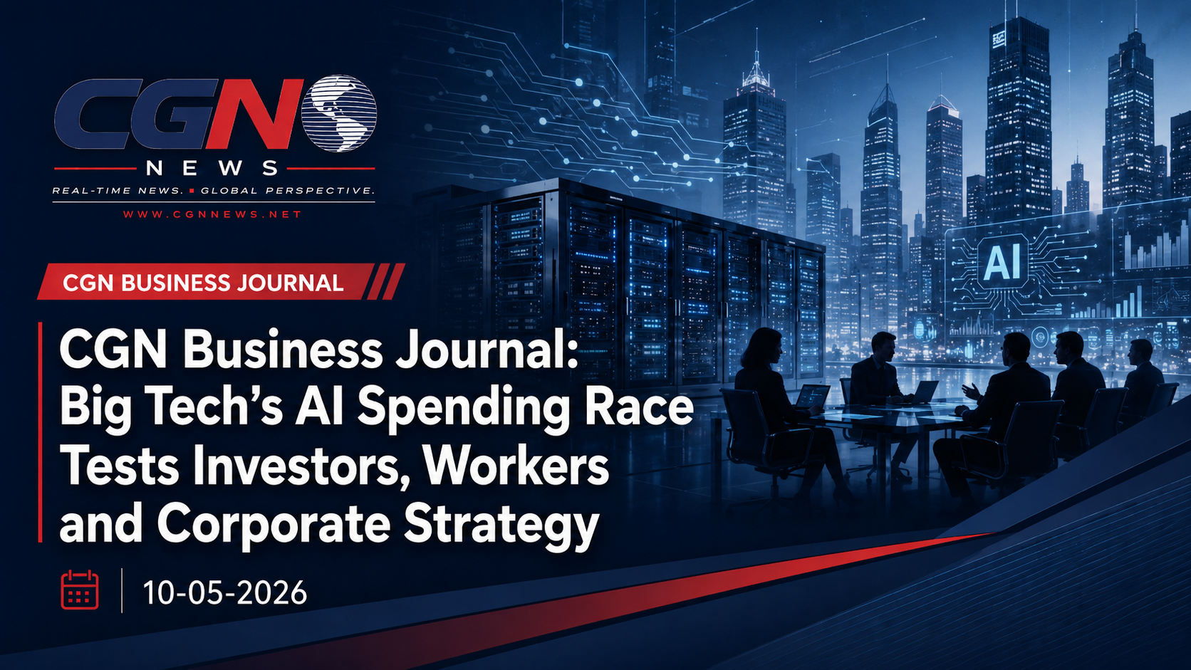 CGN Business Journal: Big Tech’s AI Spending Race Tests Investors, Workers and Corporate Strategy